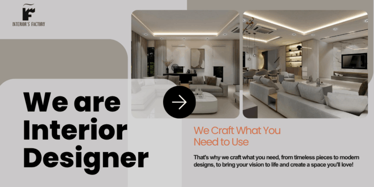 Transform Your 2BHK with Stunning Modular Home Interior Design by Interiors Factory